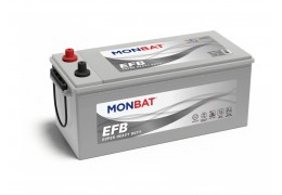 СТАРТОВ АКУМУЛАТОР 190Ah MONBAT EFB SHD 1100A Л+