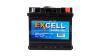 СТАРТОВ АКУМУЛАТОР 45AH EXCELL 400A Д+ 