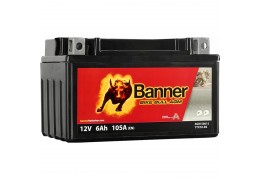 МОТО АКУМУЛАТОР BANNER 6AH 110A BTX7A-BS  / YTX7A-BS L+
