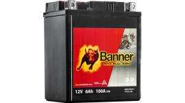 МОТО АКУМУЛАТОР BANNER 12V 6AH 100A BTX7L-BS / Y...
