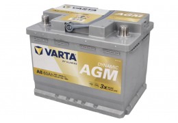 AGM СТАРТ-СТОП АКУМУЛАТОР 60AH VARTA  DYNAMIC AGM 680A Д+