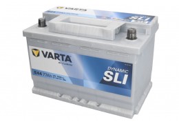 СТАРТОВ АКУМУЛАТОР 77ah VARTA DYNAMIC SLI 780A Д+