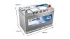 СТАРТОВ АКУМУЛАТОР 95ah VARTA BLUE DYNAMIC ASIA 830A Д+ 