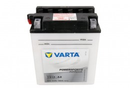 СТАРТОВ АКУМУЛАТОР VARTA 14Ah 190A YB14-A2 12V Л+