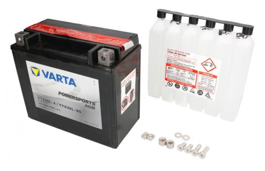 Стартов акумулатор VARTA 18AH 250A YTX20L-BS AGM 12V Д+