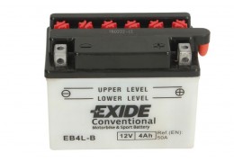 СТАРТОВ АКУМУЛАТОР EXIDE 4Ah 50A YB4L-B 12V Д+ 