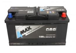 Стартов акумулатор 4MAX 100AH 800A 12V Д+