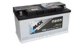 ТЯГОВ АКУМУЛАТОР 4MAX 105AH 720A 12V DEEP CYCLE ...