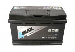 Стартов акумулатор 4MAX EFB 82AH 800A 12V Д+