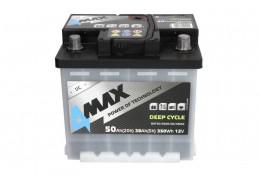ТЯГОВ АКУМУЛАТОР 4MAX 50AH 350 Wh 12V DEEP CYCLE Д+