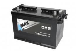 Стартов акумулатор 4MAX 100AH 800A 12V JAP Д+