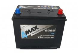 Стартов акумулатор 4MAX EFB 72AH 720A JAP 12V Д+