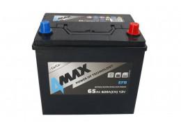 Стартов акумулатор 4MAX EFB 65AH 620A JAP 12V Д+