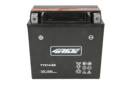 Стартов акумулатор 4RIDE 12AH 200A YTX14-BS AGM 12V Л+