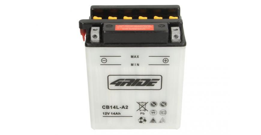 Стартов акумулатор 4RIDE 14AH 190A CB14L-A2 12V Д+ 