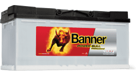СТАРТОВ АКУМУЛАТОР 110ah BANNER POWER BULL PRO 900A Д+ 
