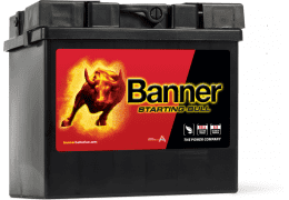 СТАРТОВ АКУМУЛАТОР 30ah BANNER STARTING BULL 300A Д+