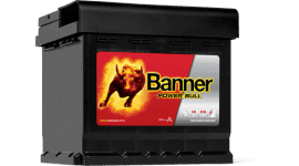 СТАРТОВ АКУМУЛАТОР 44ah BANNER POWER BULL 420A Д+