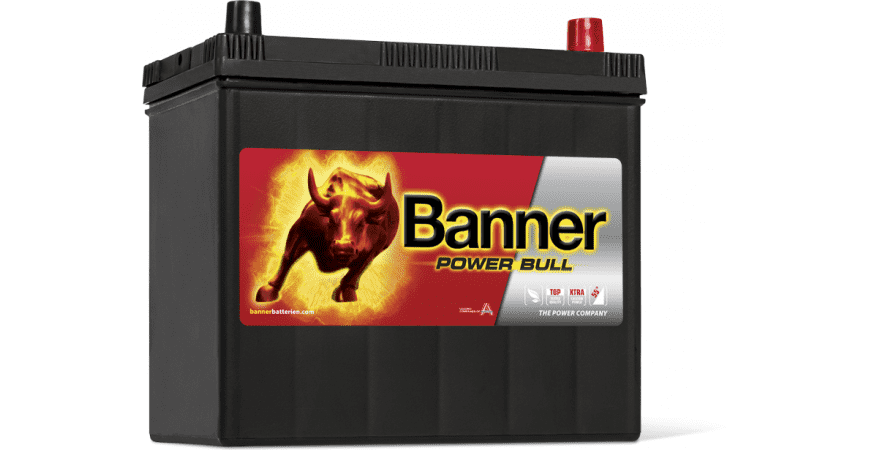СТАРТОВ АКУМУЛАТОР 45ah BANNER POWER BULL 390A ASIA Д + 