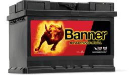 СТАРТОВ АКУМУЛАТОР 55ah BANNER STARTING BULL 450A Д+