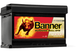СТАРТОВ АКУМУЛАТОР 75ah BANNER RUNNING BULL EFB PRO 700A Д+