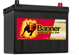 СТАРТОВ АКУМУЛАТОР 70ah BANNER RUNNING BULL EFB 680A ASIA Д+