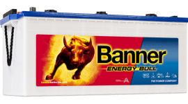 ТЯГОВ АКУМУЛАТОР 230ah BANNER ENERGY BULL 180A Л+