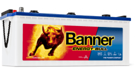 ТЯГОВ АКУМУЛАТОР BANNER ENERGY BULL 180AH 135A Л+