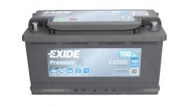 СТАРТОВ АКУМУЛАТОР 100ah Exide 900A Д+
