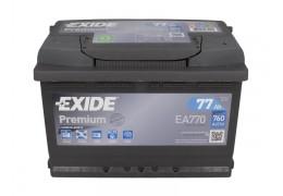 СТАРТОВ АКУМУЛАТОР 77ah Exide 760A Д+ 