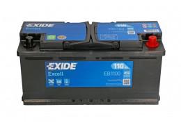 СТАРТОВ АКУМУЛАТОР 110ah Exide 850A Д+