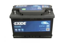 СТАРТОВ АКУМУЛАТОР Exide 74Ah 680A Л+