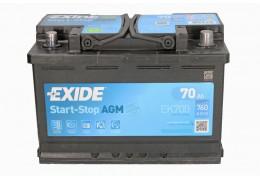 AGM СТАРТОВ АКУМУЛАТОР 70ah Exide 760A Д+