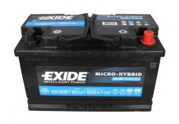 AGM СТАРТОВ АКУМУЛАТОР 80ah Exide 800A Д+