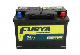 СТАРТОВ АКУМУЛАТОР FURYA 76AH 720A BAT76/720R/ 12V Д+