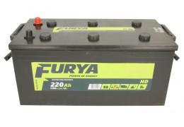 СТАРТОВ АКУМУЛАТОР FURYA HD 220AH 1100A BAT220/1100L/ 12V Л+