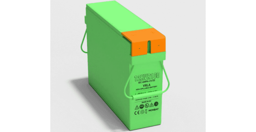 СТАЦИОНАРНА БАТЕРИЯ 100AH MONBAT 12HVR100 AGM VRLA 12V 