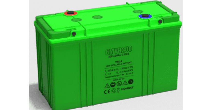 СТАЦИОНАРНА БАТЕРИЯ 200AH MONBAT 6MVR200 AGM VRLA 6V 