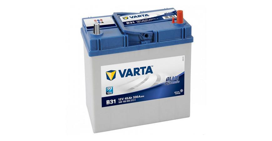 СТАРТОВ АКУМУЛАТОР 45AH VARTA BLUE DYNAMIC 330H Д+ 