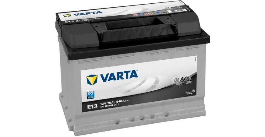 СТАРТОВ АКУМУЛАТОР 70AH VARTA BLACK DYNAMIC 640A Д+ 
