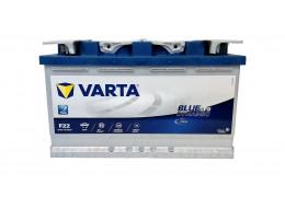 СТАРТОВ АКУМУЛАТОР 80ah VARTA BLUE DYNAMIC EFB 730A Д+