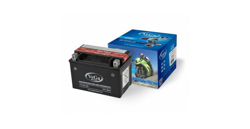 МОТО АКУМУЛАТОР VEGA 8AH 110A L+ 