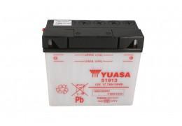 СТАРТОВ АКУМУЛАТОР YUASA 19Ah 100A 51913 12V Д+