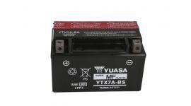СТАРТОВ АКУМУЛАТОР YUASA 6Ah 105A YTX7A-BS AGM 12V Л+