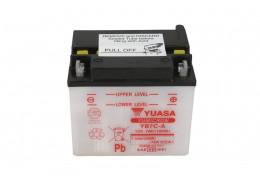 СТАРТОВ АКУМУЛАТОР YUASA 8Ah 124A YB7C-A 12V Д+