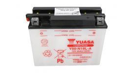 СТАРТОВ АКУМУЛАТОР YUASA 20Ah 260A Y50-N18L-A 12V Д+