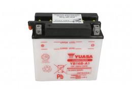 СТАРТОВ АКУМУЛАТОР YUASA 16Ah 207A YB16B-A1 12V Л+
