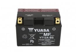СТАРТОВ АКУМУЛАТОР YUASA 10Ah 175A YT12A-BS AGM 12V Л+