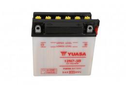 СТАРТОВ АКУМУЛАТОР YUASA 7Ah 74A 12N7-3B 12V Д+