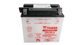 СТАРТОВ АКУМУЛАТОР YUASA 16Ah 207A YB16B-A 12V Л...